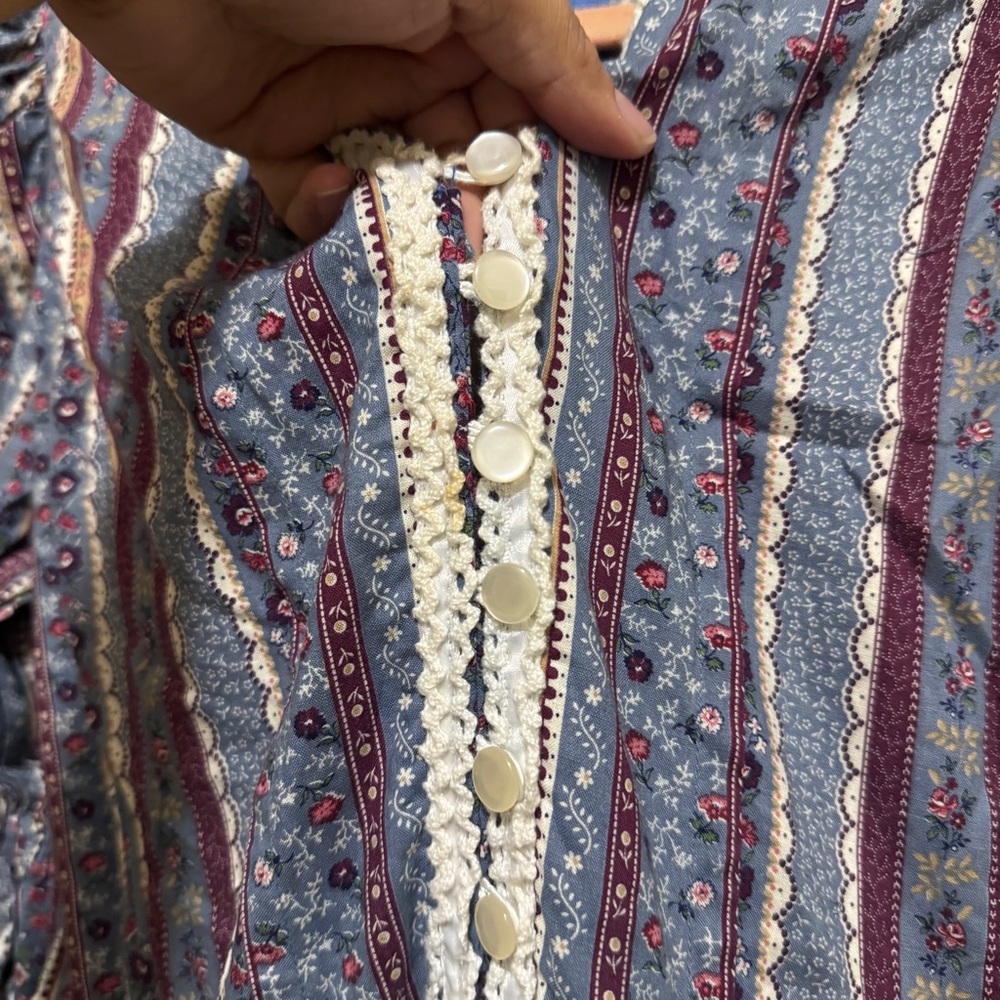 VINTAGE HANDMADE DRESS - Picture 12 of 15